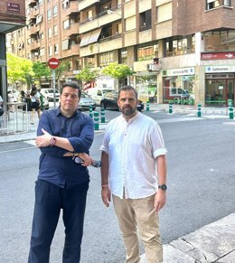 El PSOE lamenta "meses de retraso" en la calle Lardero "que tendrá menos árboles" y "no será de plataforma única"