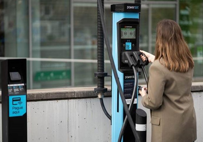 Estación de carga de Powerdot.
