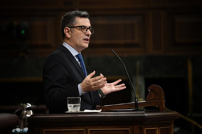 Archivo - El ministre de Presidència, Justícia i Relacions amb les Corts, Félix Bolaños
