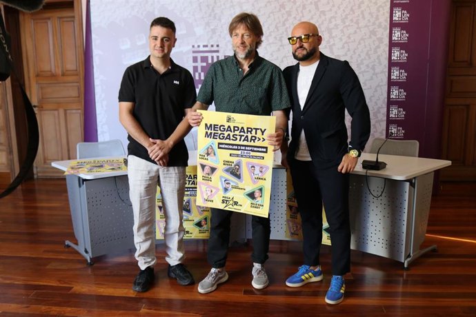 Presentación del MegaParty que se celebrará en septiembre en Palencia.