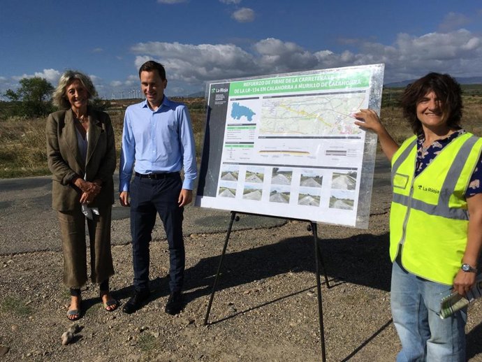 Más de 600.000 euros para renovar la carretera LR-482 que une Calahorra con su pedanía de murillo