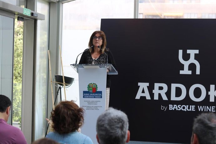 La consejera de Alimentación, Desarrollo Rural, Agricultura y Pesca del Gobierno Vasco, Amaia Barredo .