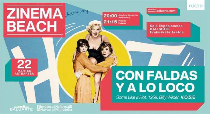 Cartel de la sesión de este martes.