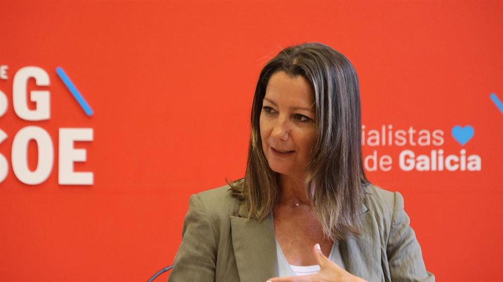 La viceportavoz parlamentaria del PSdeG, Lara Méndez