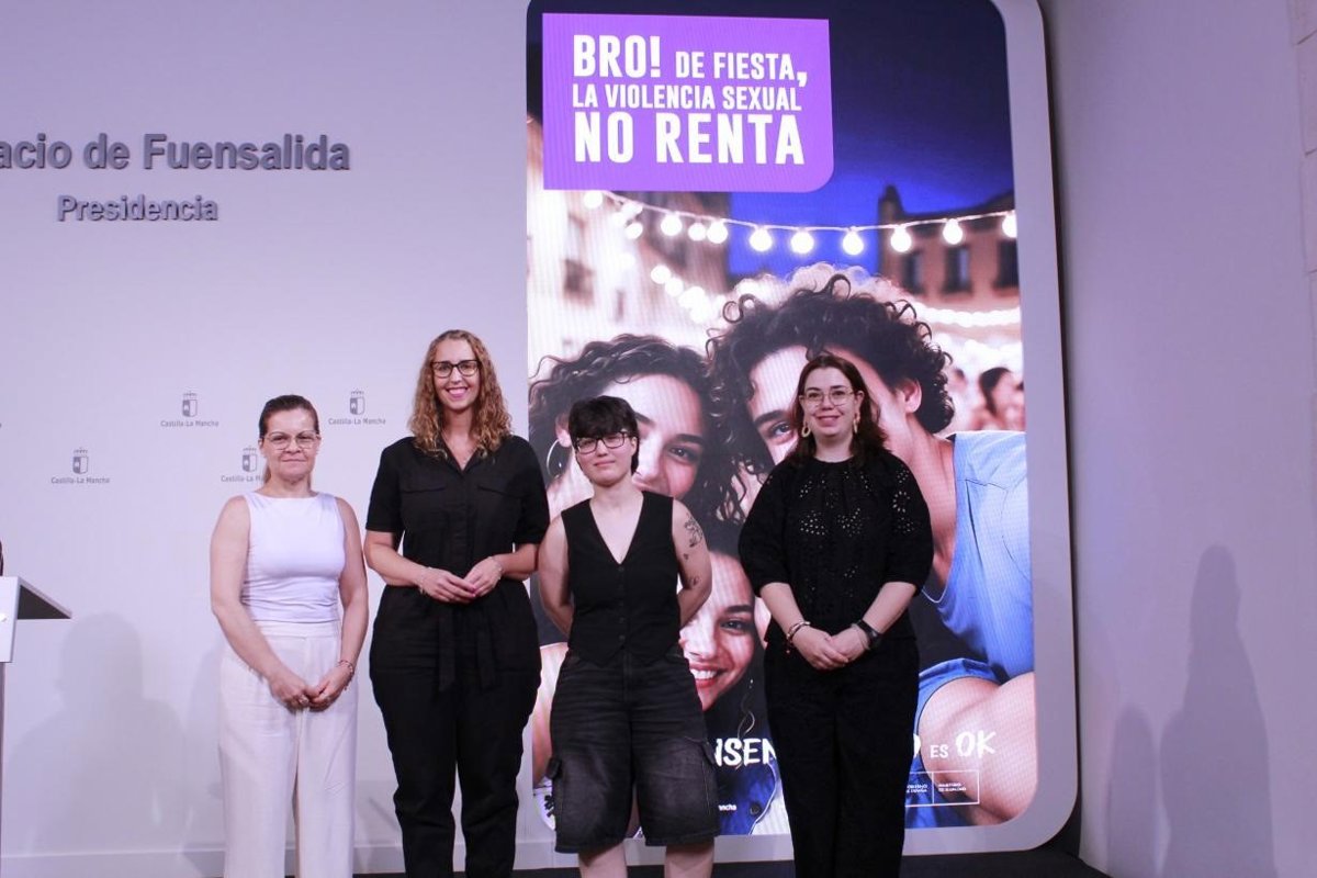 C-LM relanza su campaña de verano contra la violencia sexual bajo el lema  Bro, de fiesta la violencia sexual no renta 