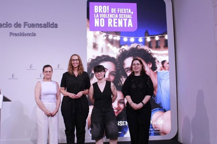 C-LM relanza su campaña de verano contra la violencia sexual bajo el lema 'Bro, de fiesta la violencia sexual no renta'