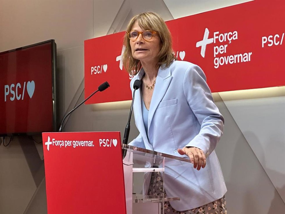La viceprimera secretaria y portavoz del PSC,Llusa Moret
