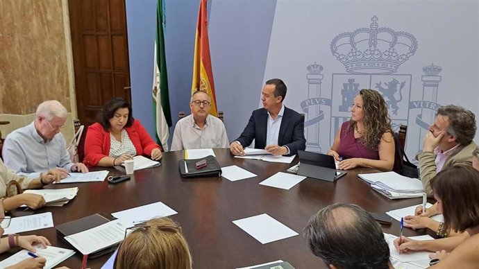 El subdelegado del Gobierno en Almería, José María Martín, preside la Comisión Provincial de Seguimiento del PFEA.