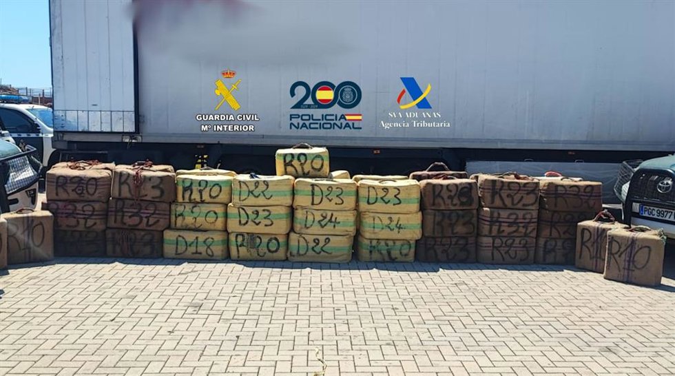Hachís incautado en Ibiza