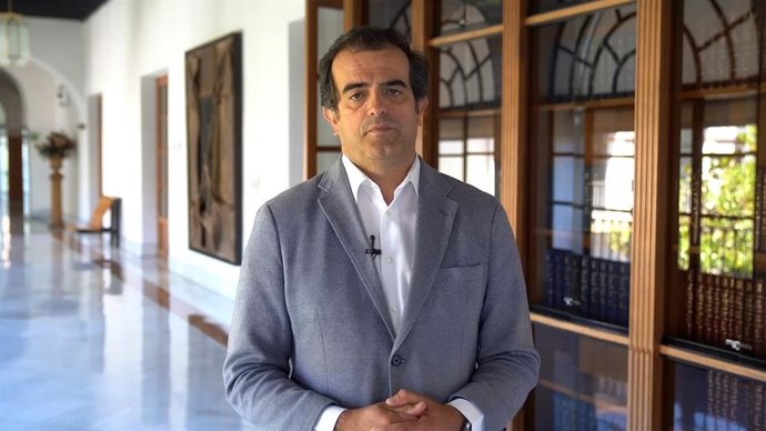 Archivo - El diputado del grupo Vox en el Parlamento de Andalucía y portavoz de esta formación en la Comisión de Educación, Antonio Sevilla