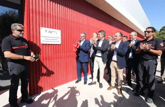La Diputación de Alicante invierte 3,4 millones en ampliar el Parque de Bomberos de Sant Vicent del Raspeig