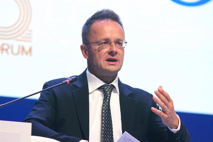Archivo - Peter Szijjarto, ministro de Exteriores húngaro.