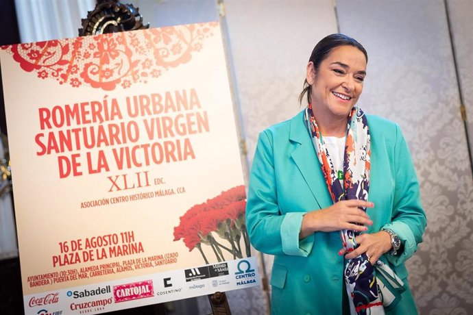 Toñi Moreno, abanderada de la Feria de Málaga 2025