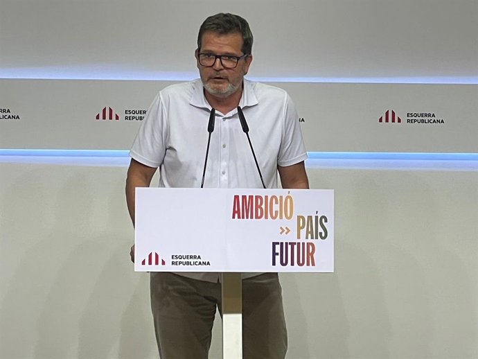 El portaveu adjunt i sotssecretari de Comunicació d'ERC, Isaac Albert