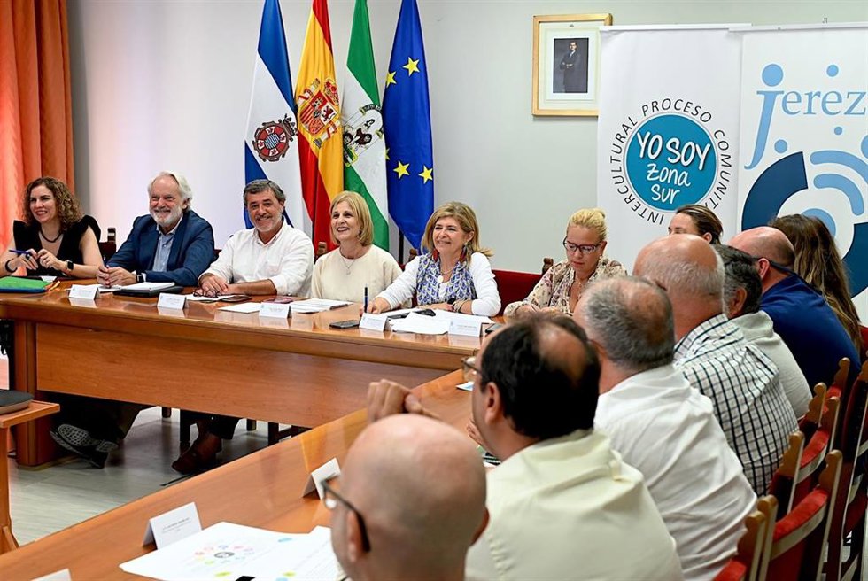 García-Pelayo en el X Encuentro de Relación Institucional (ERI) de los Procesos Comunitarios Interculturales de Jerez.