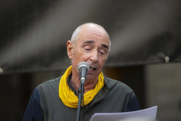 Archivo - El president de l'ANC, Lluís Llach