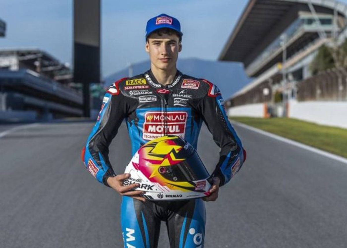 Muere el piloto catalán Pau Alsina, a los 17 años, tras sufrir un accidente en Motorland