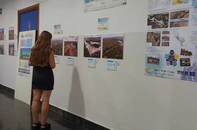 La exposición 'Cuando el río recupera su espacio', en el Centro de Interpretación 'Los Sotos de Alfaro y sus Cigüeñas'