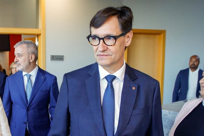 El presidente de la Generalitat de Catalunya, Salvador Illa