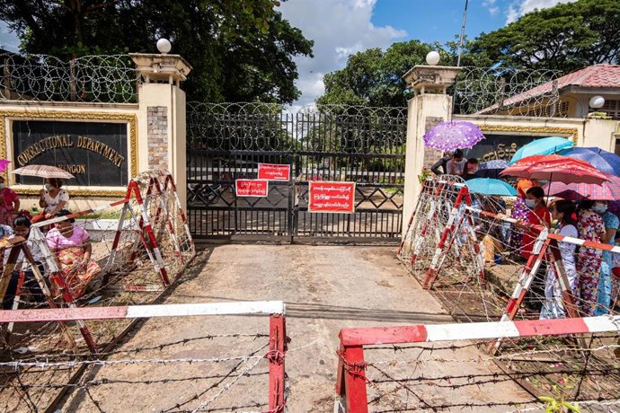 Archivo - Prisión de Insein en Rangún, Birmania