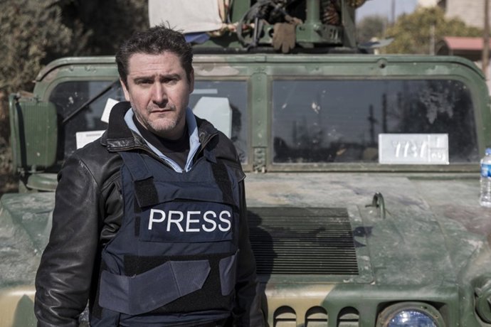 Archivo - Oscar Mijallo, corresponsal de guerra de TVE