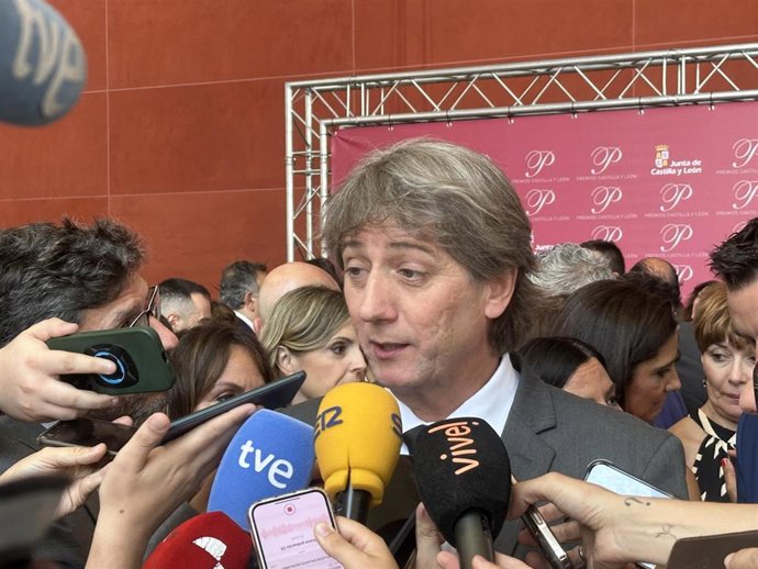 Archivo - El secretario general del PSOECyL, Carlos Martínez,. Archivo