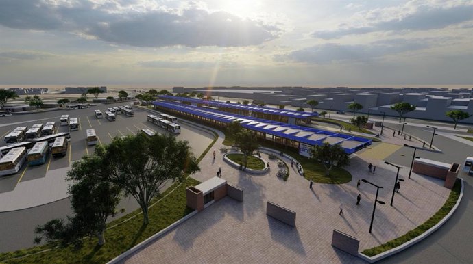 Corredor de autobuses en Trujillo