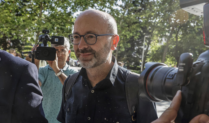 Francis Puig, hermano del president de la Generalitat valenciana, acude a declarar por presuntas irregularidades en ayudas concedidas a sus empresas, a 23 de mayo de 2022, en Valencia, Comunidad Valenciana (España).