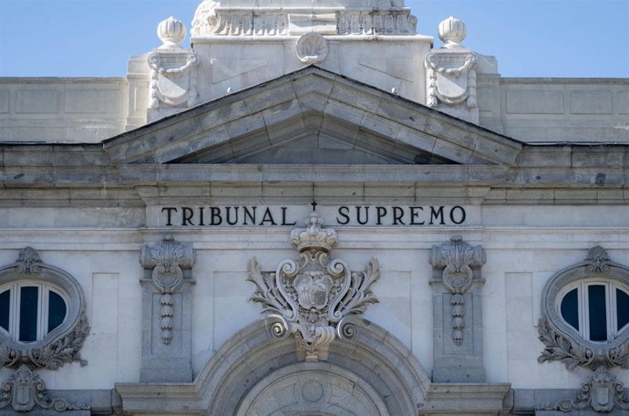 Archivo - El edificio del Tribunal Supremo. 