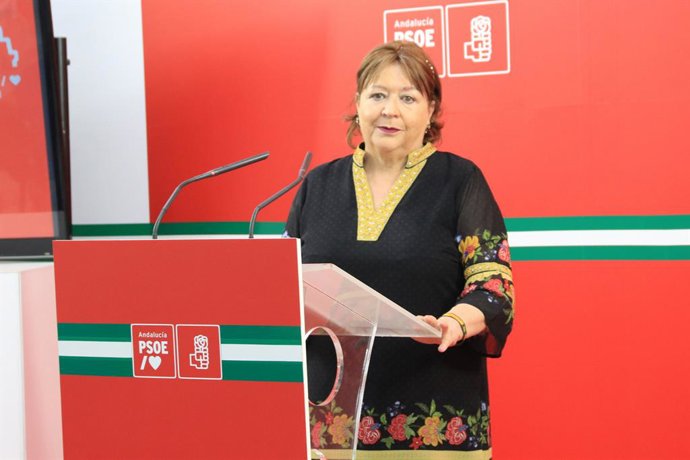 Archivo - La portavoz del PSOE en la Diputación de Jaén, Pilar Parra/Archivo