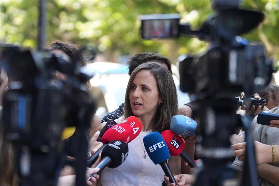 La secretaria general de Podemos, Ione Belarra.