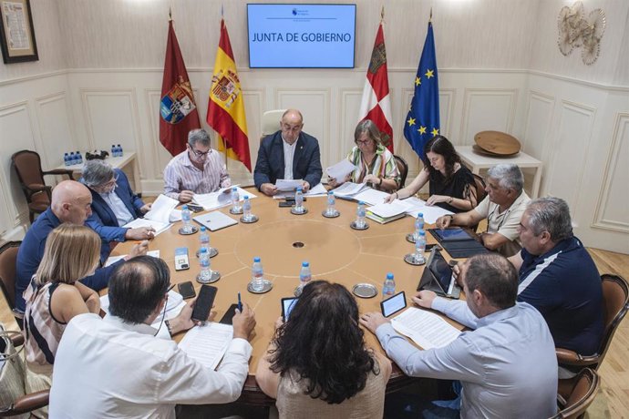 Reunión de la Junta de Gobierno de la Diputación de Segovia.