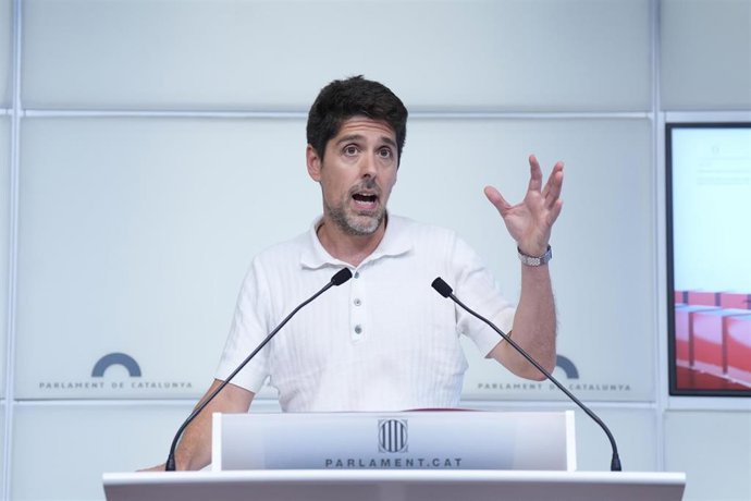 El portavoz de los Comuns en el Parlament, David Cid