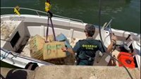 Intervenidos 800 kilos de hachís en una operación contra el narcotráfico en Palos (Huelva) con dos detenidos