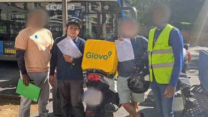 Riders de Glovo interponen una denuncia ante Inspección de Trabajo