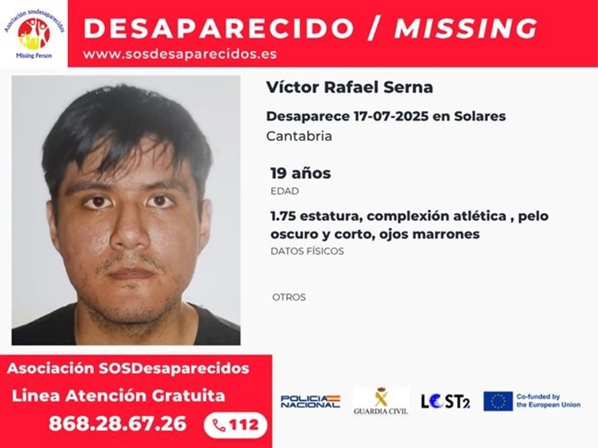 La Guardia Civil investiga la desaparición de un joven que estaba de vacaciones en Cantabria