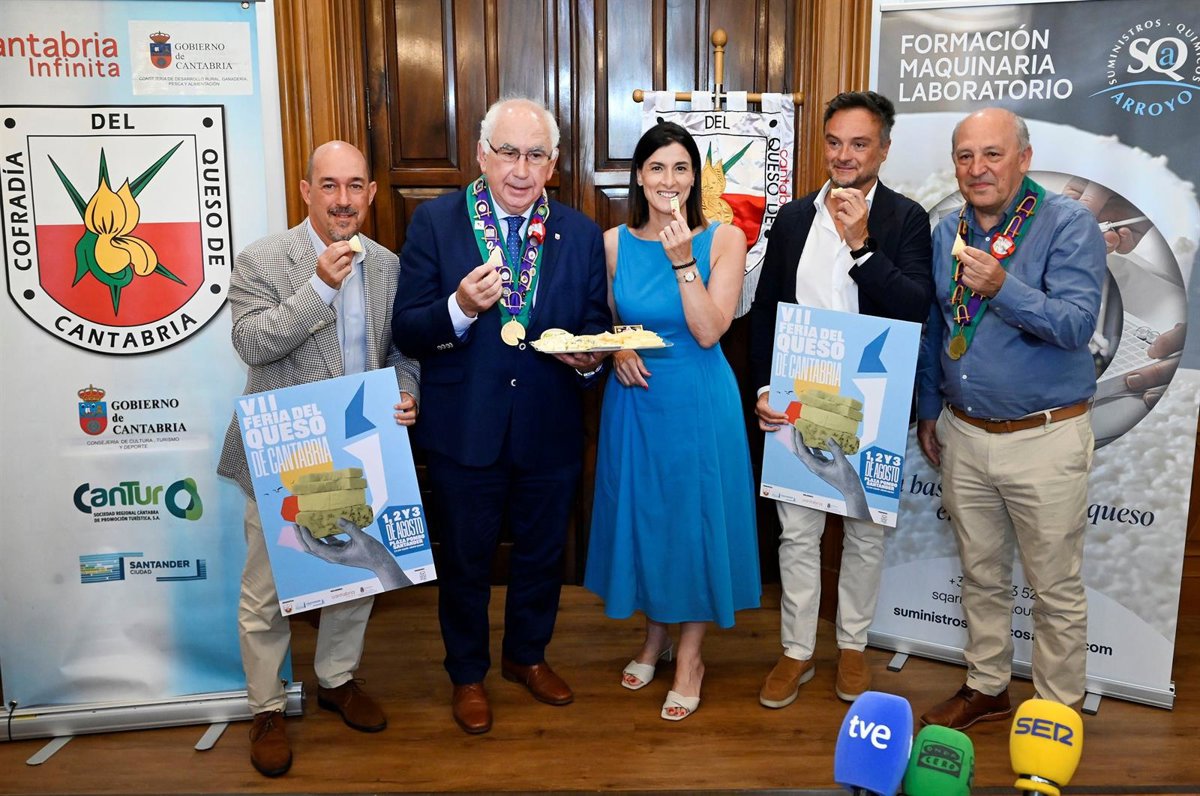Catorce queserías participarán del 1 al 3 de agosto en la VII Feria del Queso  Ciudad de Santander 