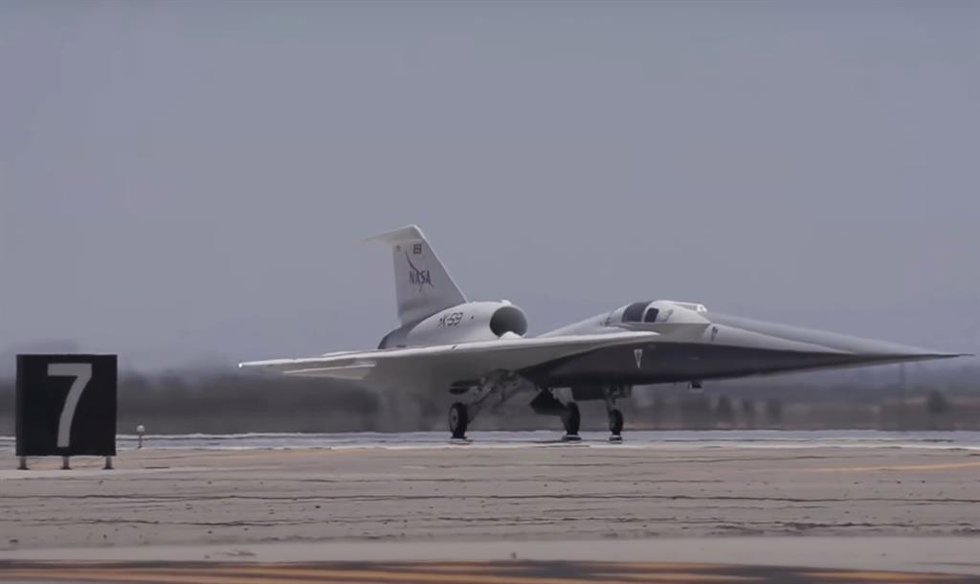 Primera prueba de rodadura del avión X59