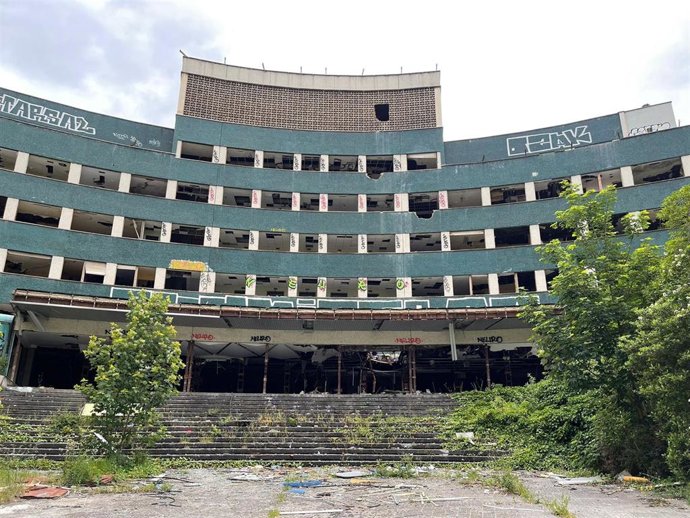Edificio de Maternidad del viejo HUCA.