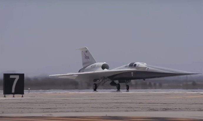Primeiro teste de táxi da aeronave X59