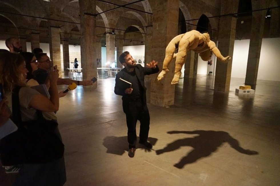 Una exposición en un centro cultural de Vitoria.