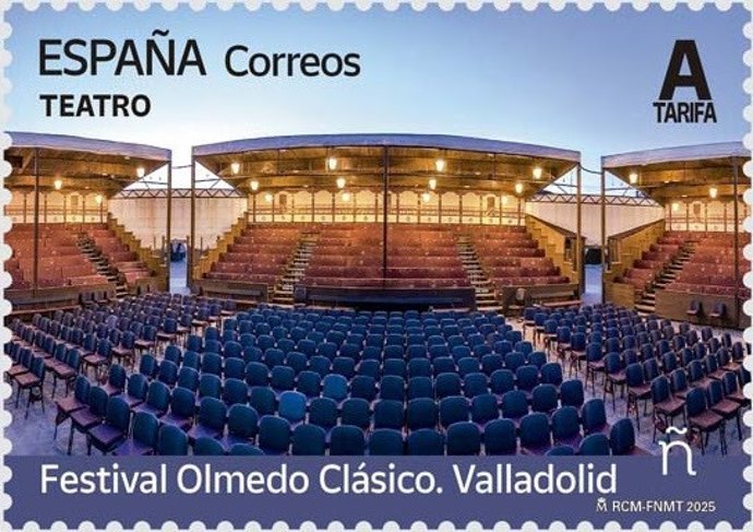 Sello dedicado al Festival de Teatro Clásico de Olmedo.