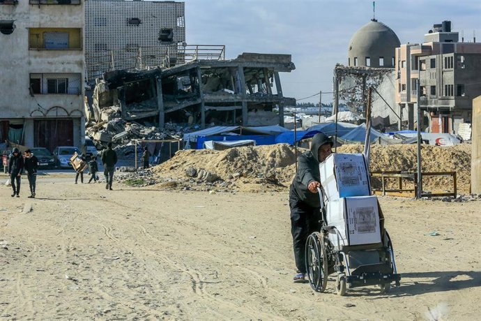 Archivo - Refugiados palestinos 