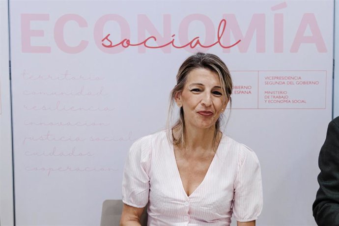 La vicepresidenta segunda y ministra de Trabajo y Economía Social, Yolanda Díaz. 