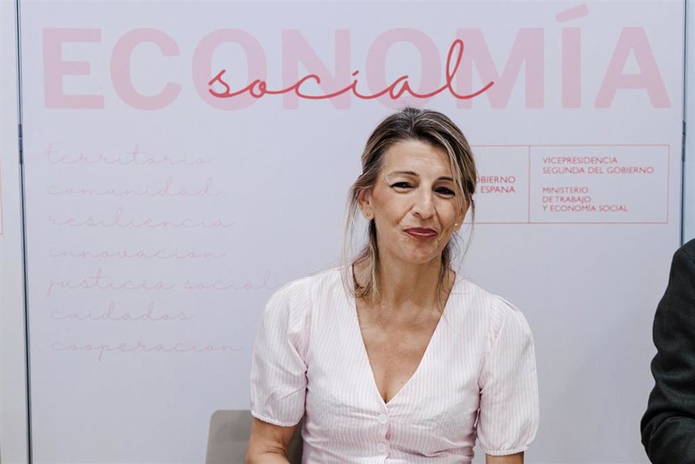 La vicepresidenta segunda y ministra de Trabajo y Economía Social, Yolanda Díaz. 