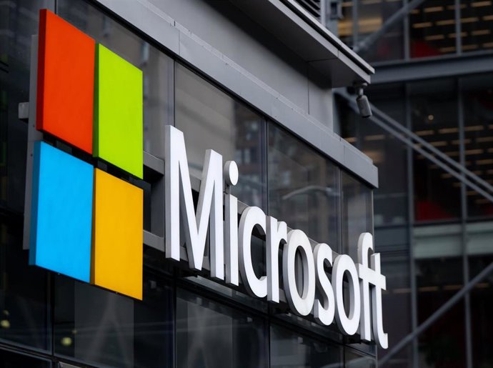 FILED - 10 July 2025, US, New York: A branch of the technology company Microsoft can be seen in Manhattan. Photo: Sven Hoppe/dpa