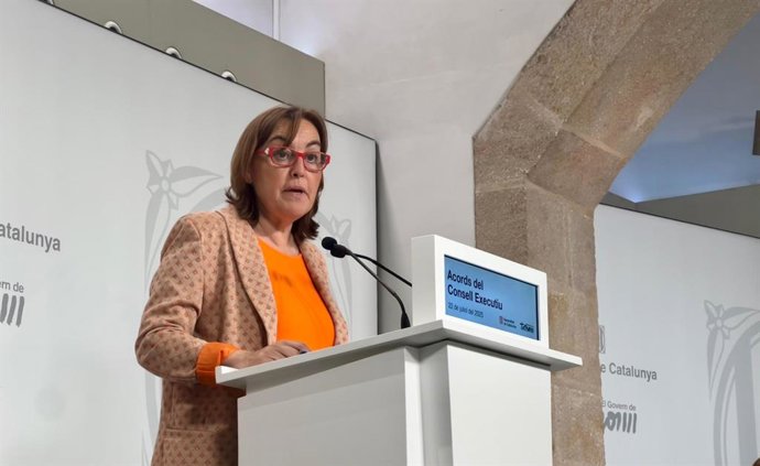 La consellera de Territori, Habitatge i Transició Ecològica i portaveu de la Generalitat, Sílvia Paneque