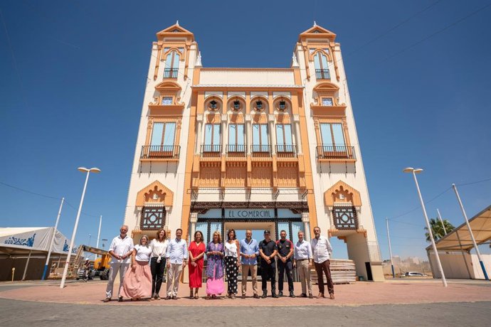 Visita al recinfo ferial de las Colombinas.