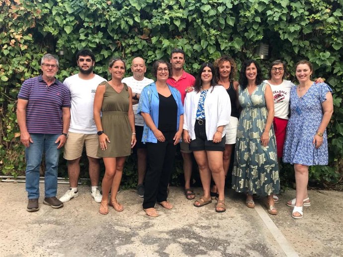 Miembros de la nueva ejecutiva de la Agrupación Socialista de Artà.