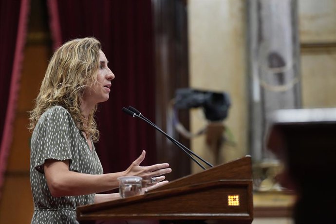 La diputada de la CUP, Laia Estrada